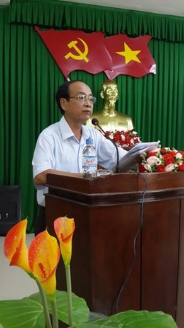 Ông Bạch Chơn Đông, Giám đốc Sở Nội vụ - Phó Trưởng ban Thường trực tổ chức Hội thi